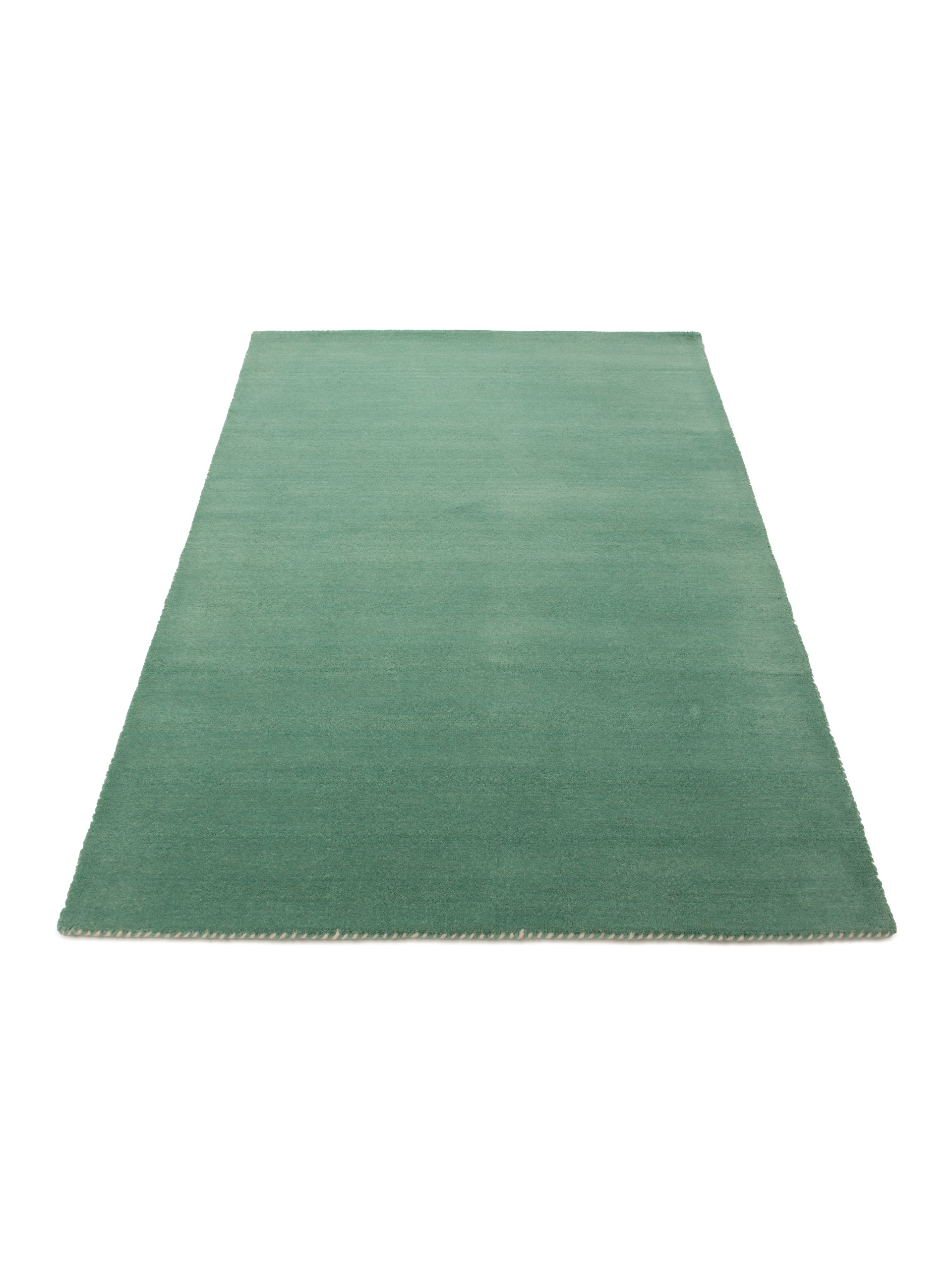 Wollteppich Gabbeh Lola Türkis aus Wolle