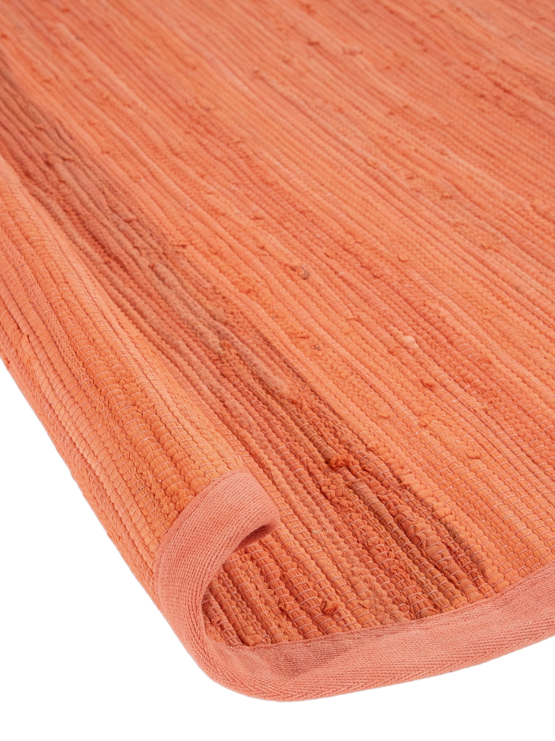 Kelim Chindi Uni Rund in orange