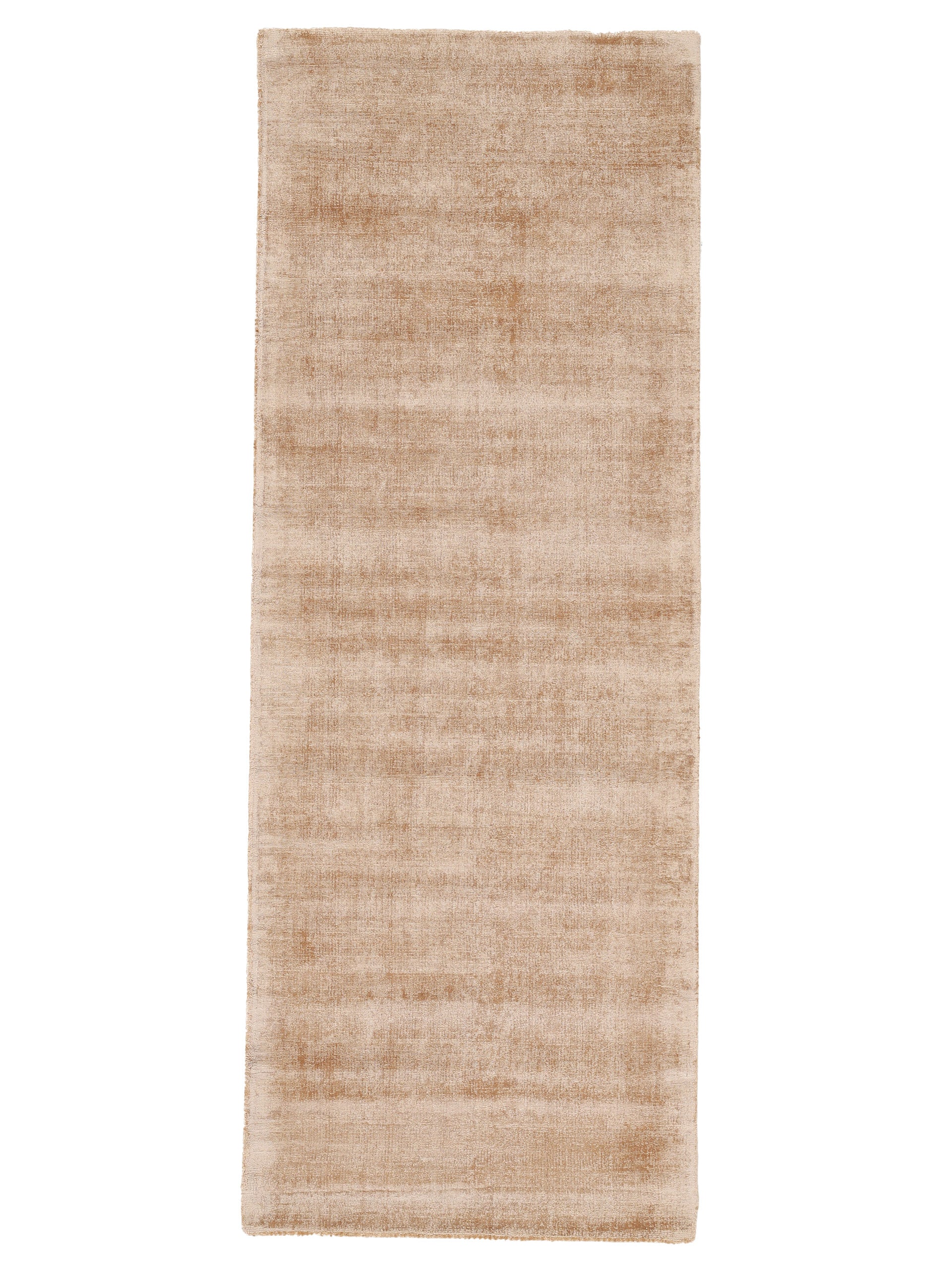Viskoseteppich Ava Läufer Beige in beige aus viskose