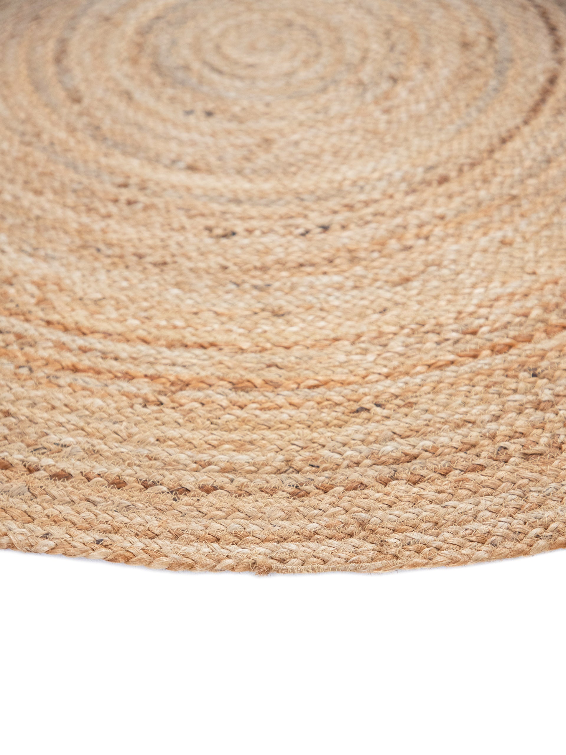 Juteteppich Nele Rund Beige aus Sisal/Jute