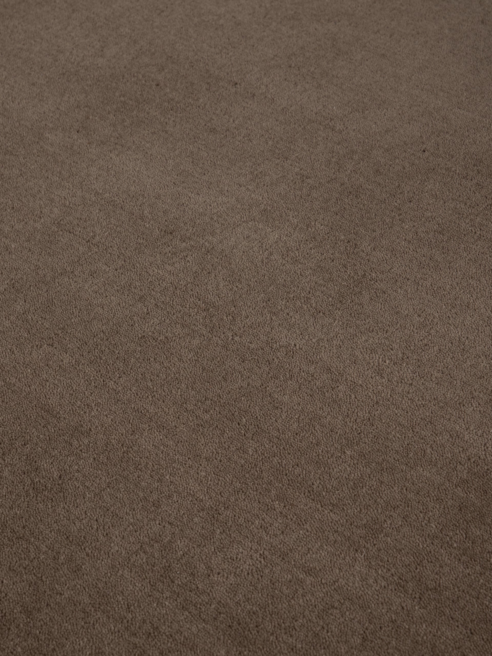 Wollteppich Gabbeh Lola Taupe aus Wolle