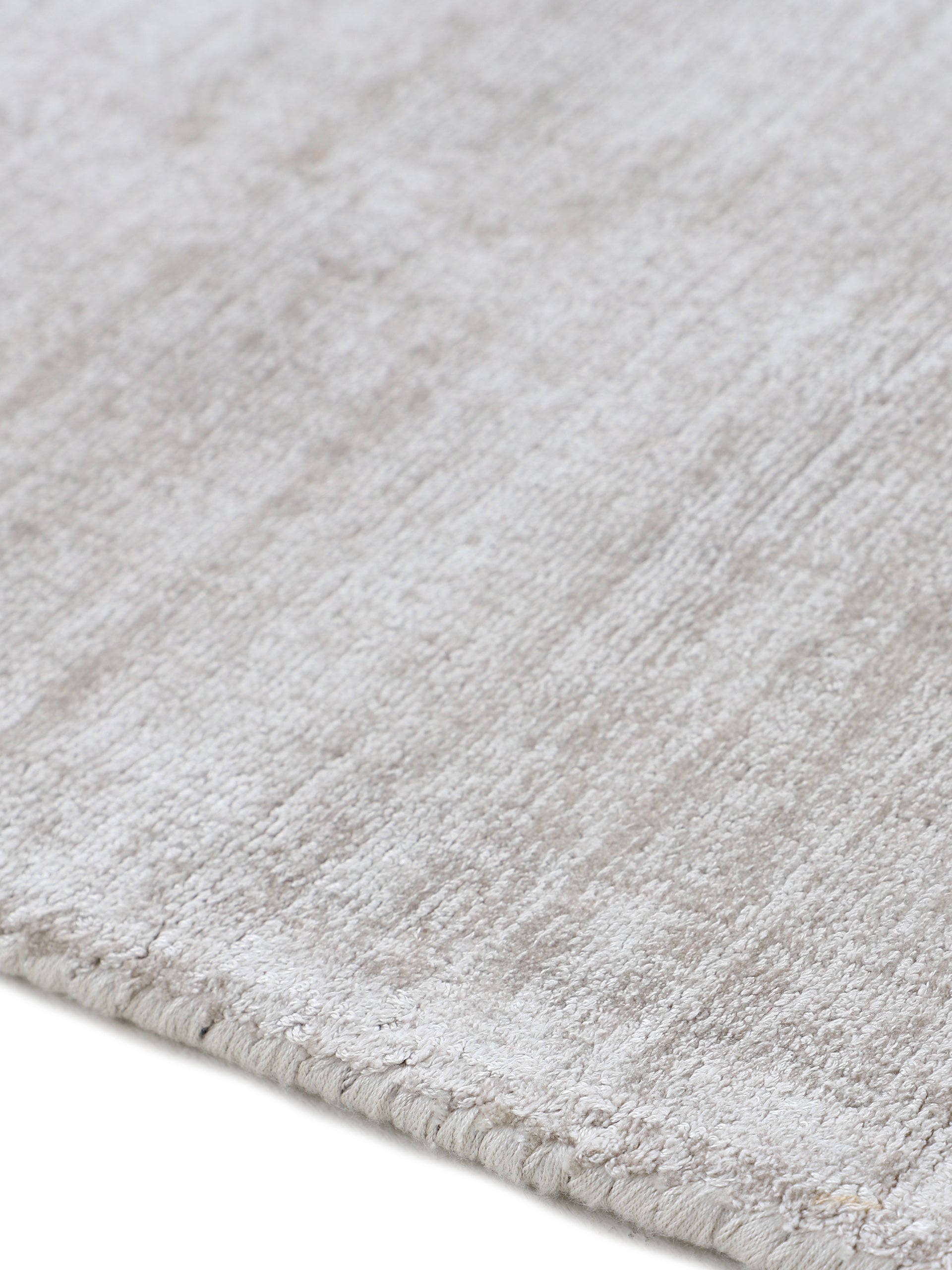 Viskoseteppich Ava Läufer Creme in creme aus viskose