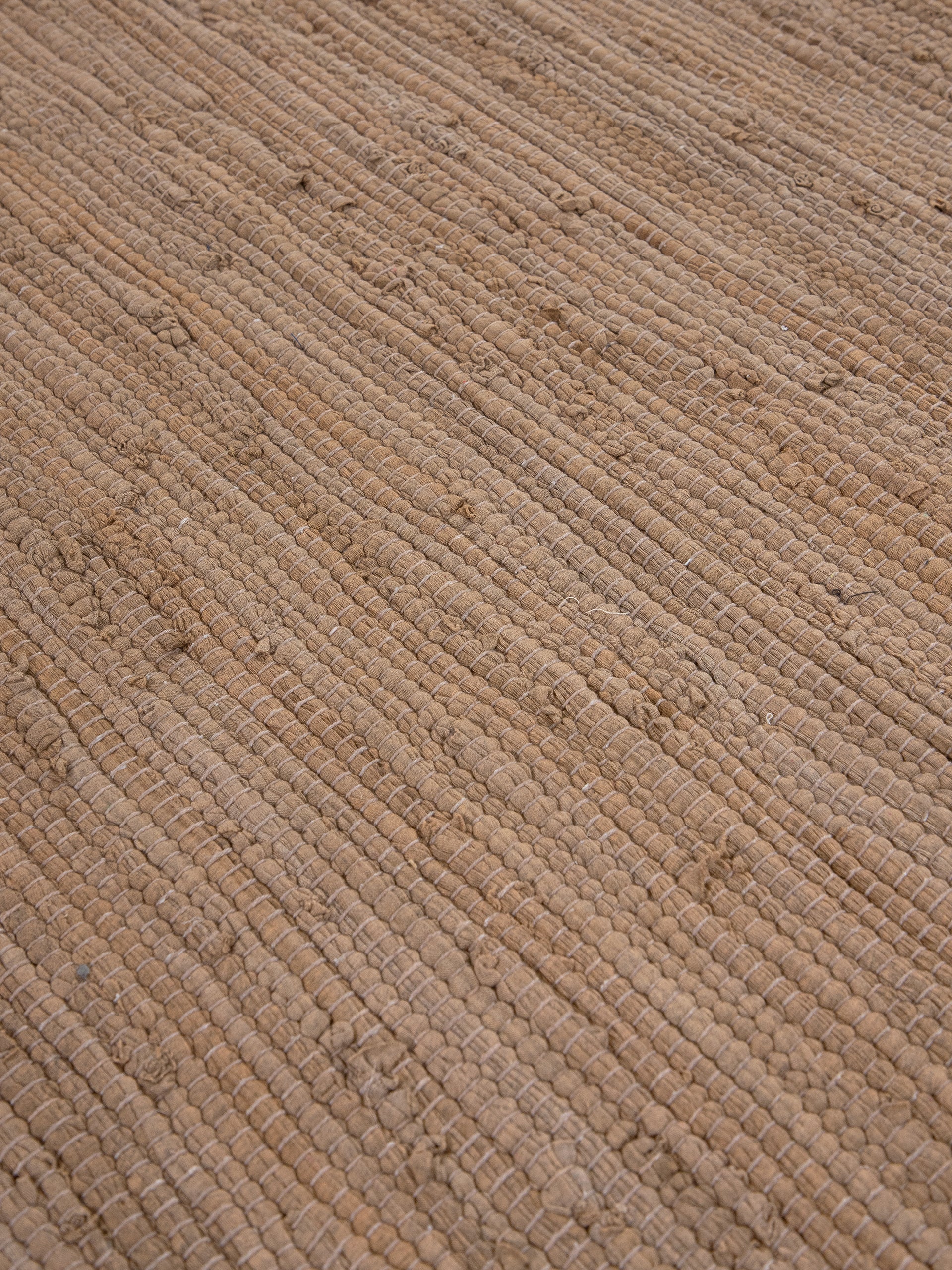 Kelim Chindi Uni Rund in braun