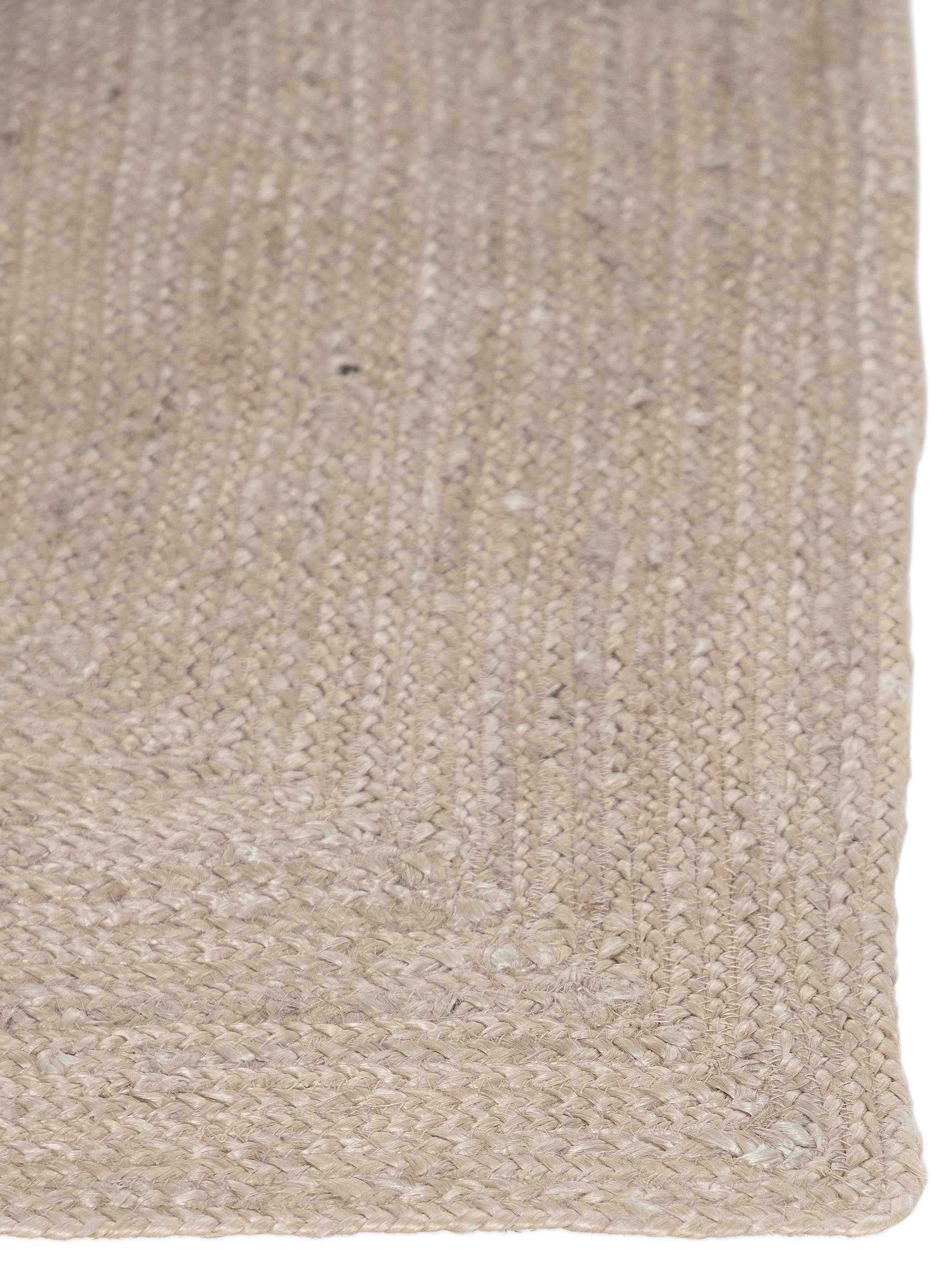 Juteteppich Nele Quadratisch Taupe in taupe aus sisal/jute