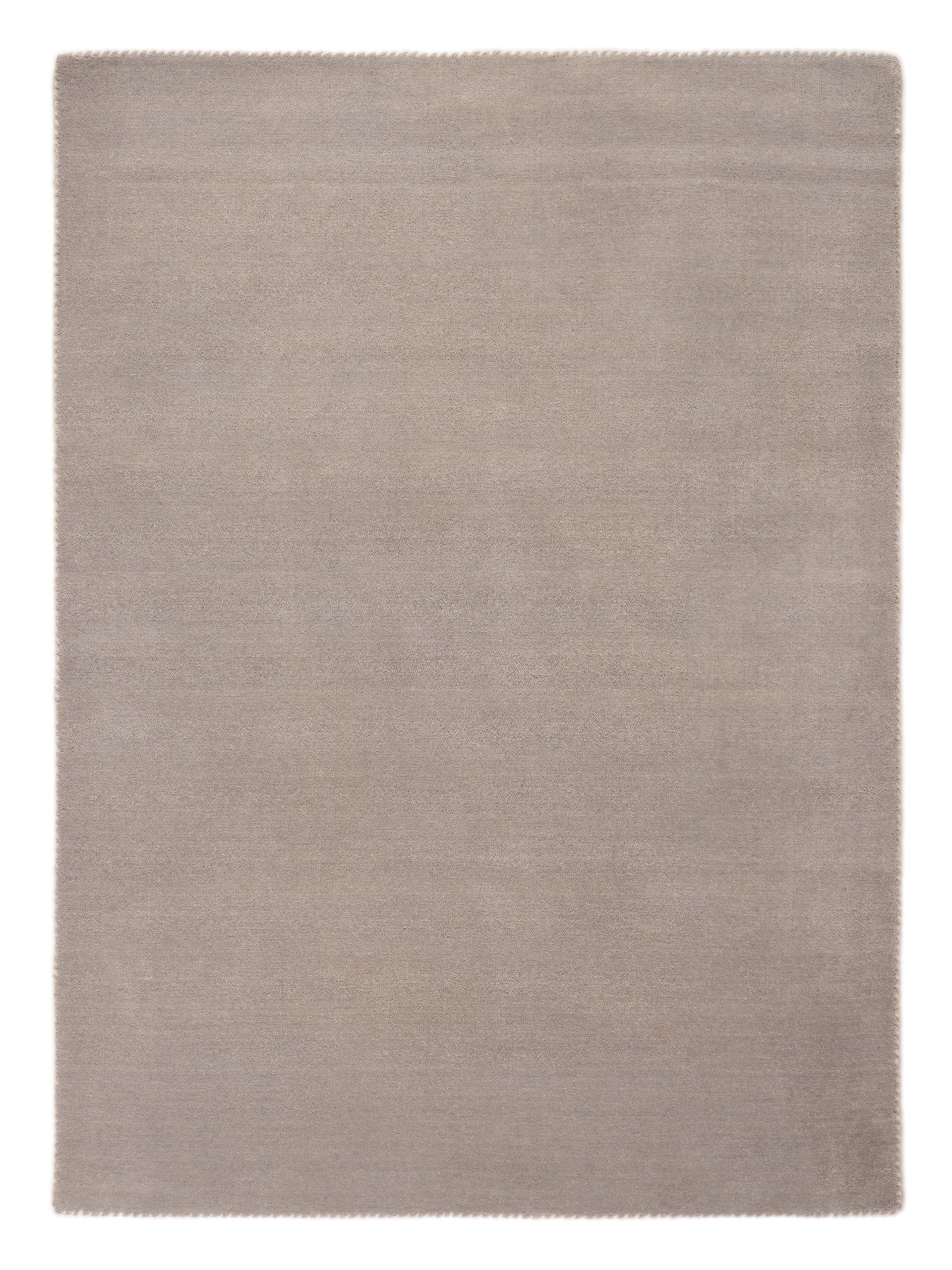 Wollteppich Gabbeh Lola Hellgrau aus Wolle