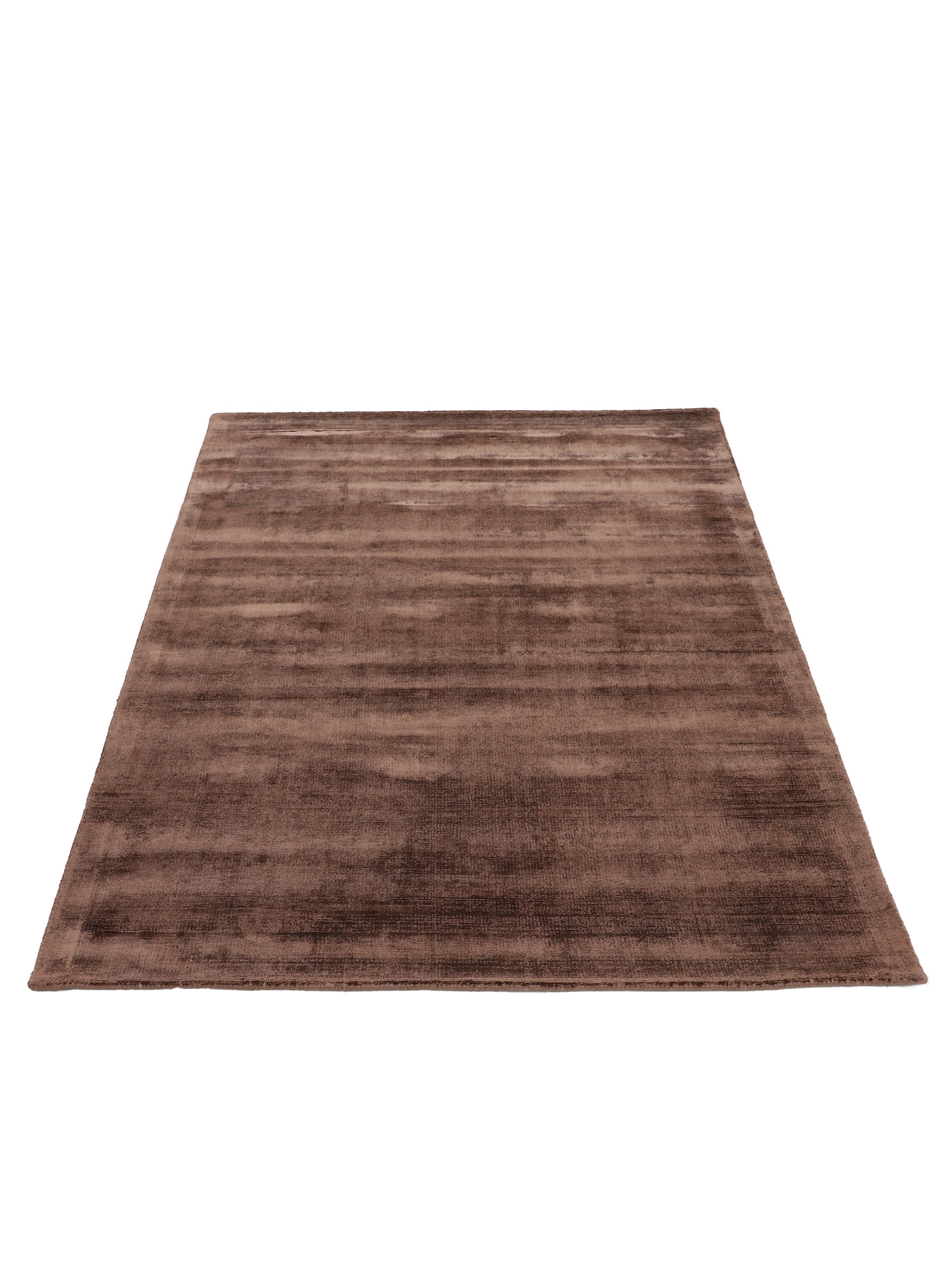 Viskoseteppich Ava Dunkelbraun in dunkelbraun aus viskose