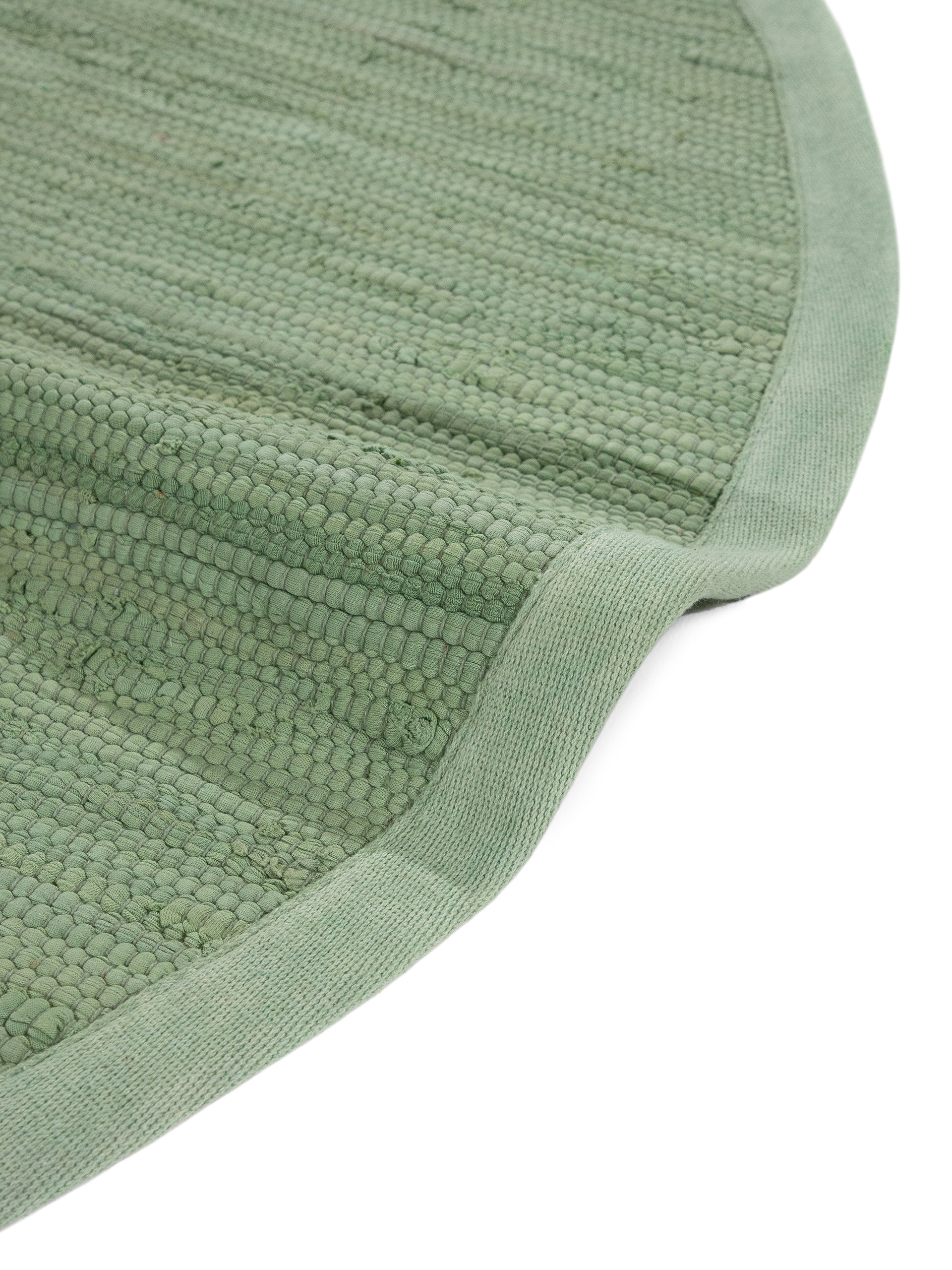 Kelim Chindi Uni Rund in grün