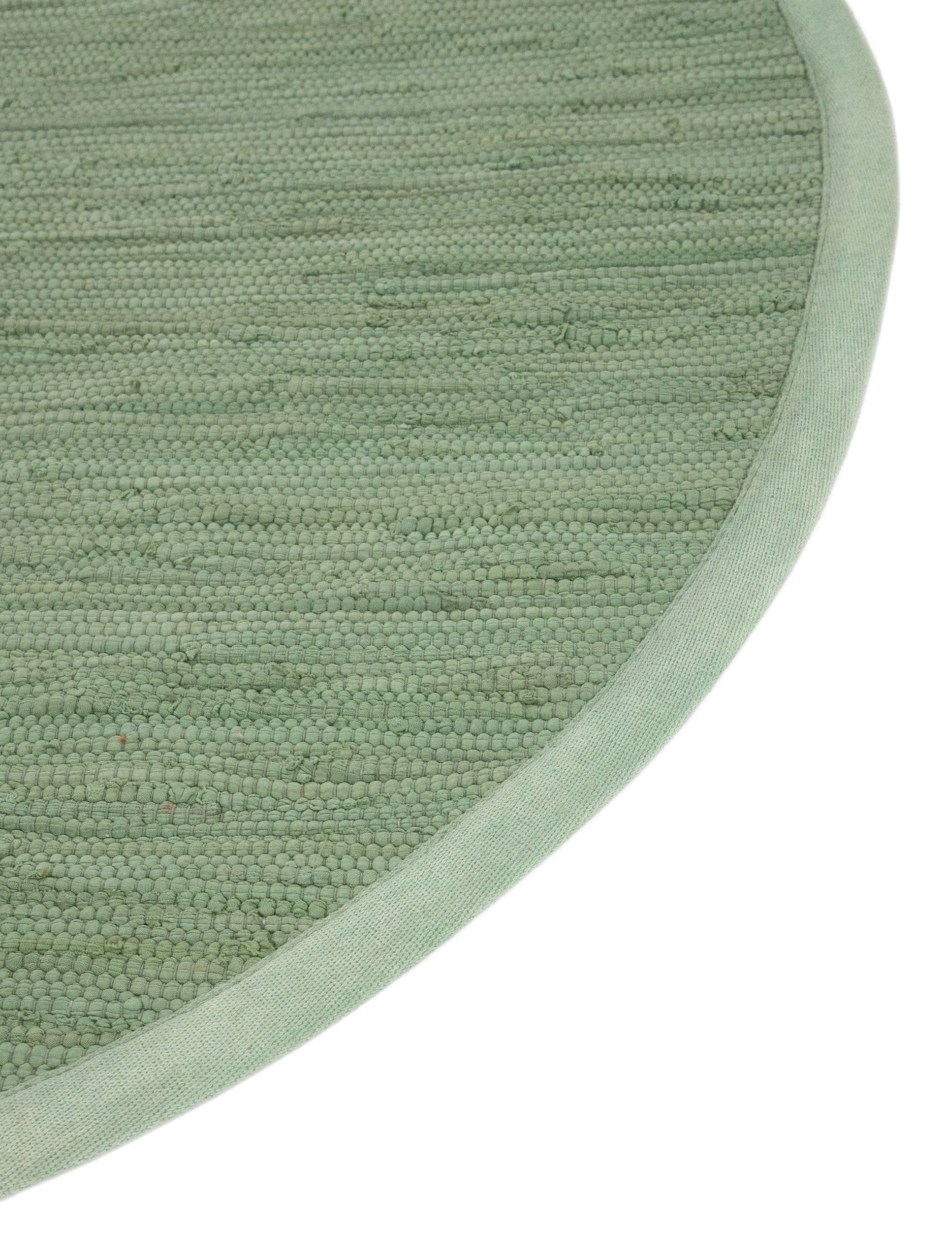 Kelim Chindi Uni Rund in grün