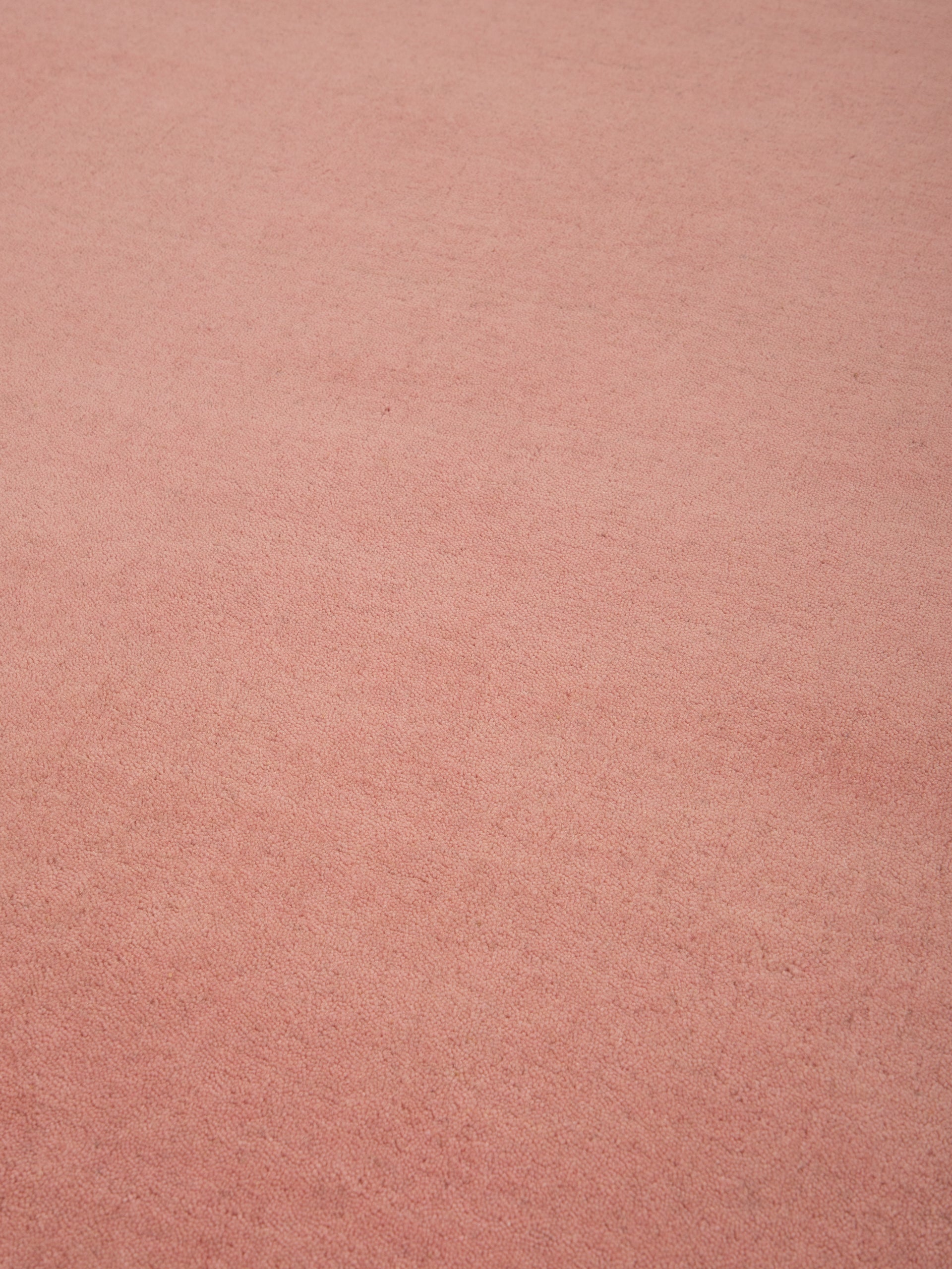 Wollteppich Gabbeh Lola Rund Rosa aus Wolle