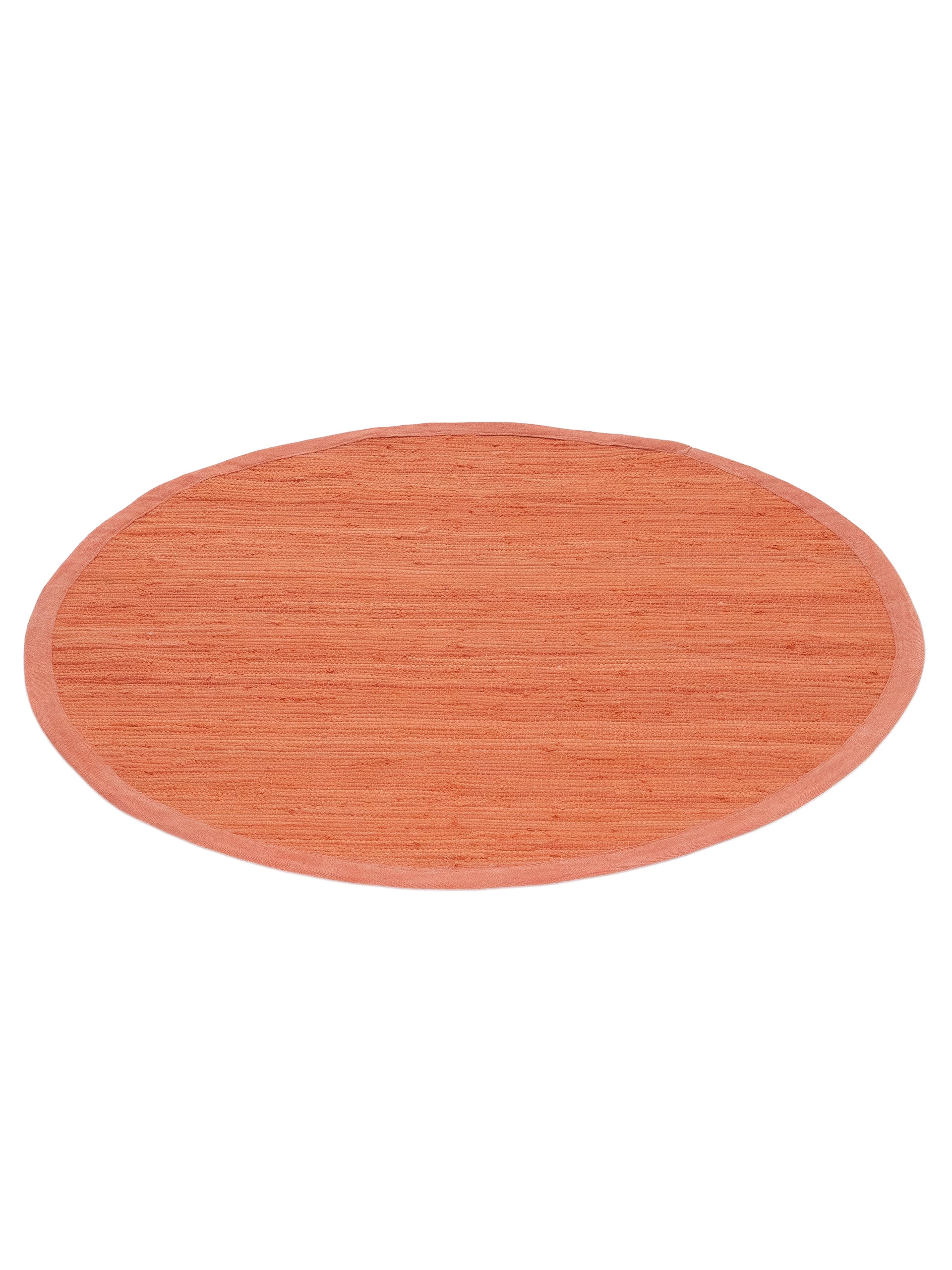 Kelim Chindi Uni Rund in orange