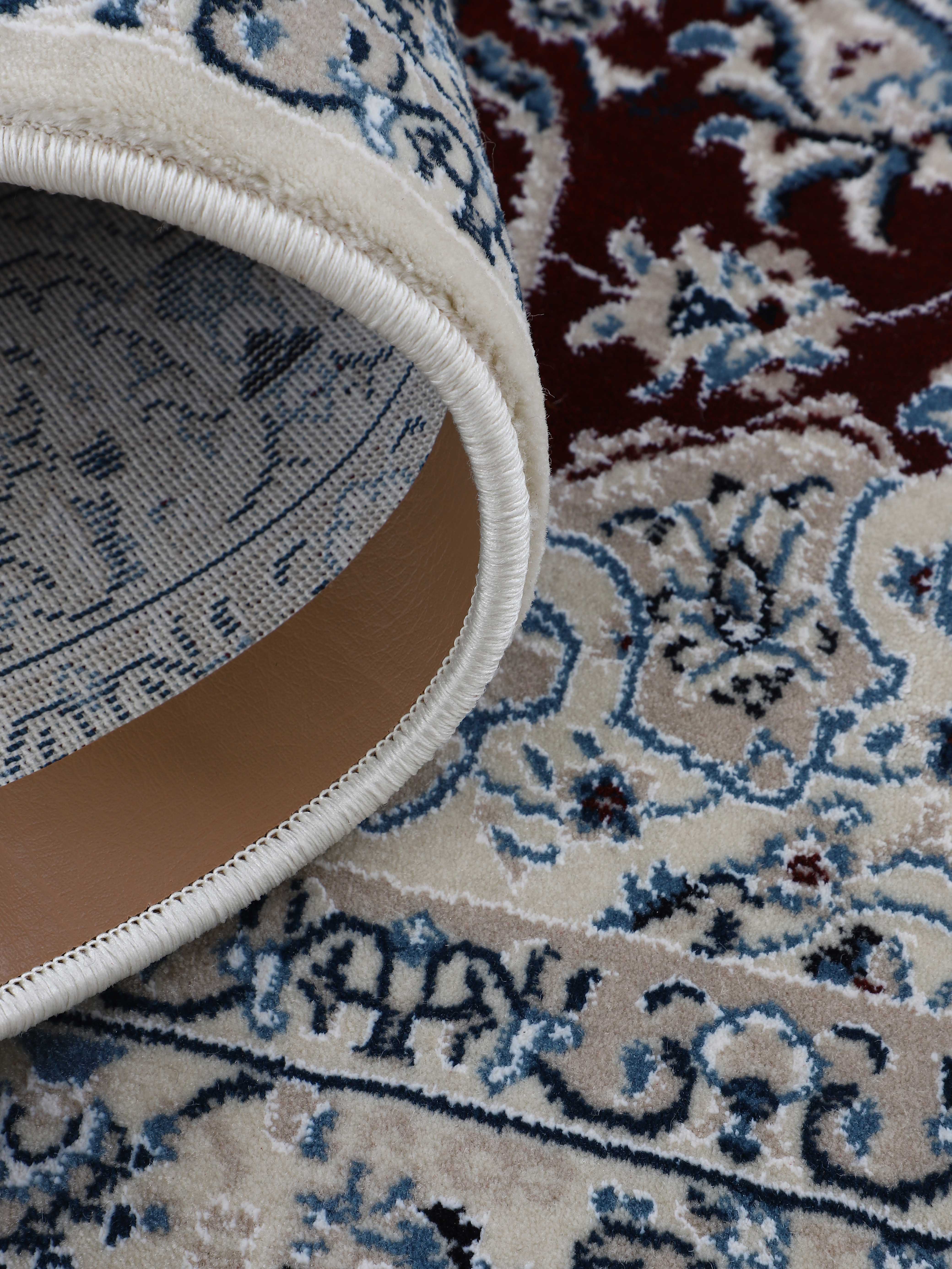 Teppich Nain Diane Rot in rot aus kunstfaser