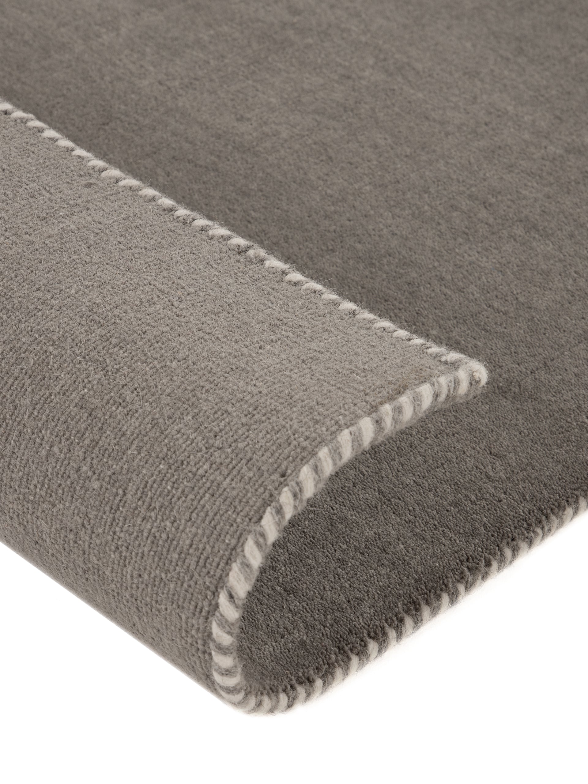 Wollteppich Gabbeh Lola Grau aus Wolle