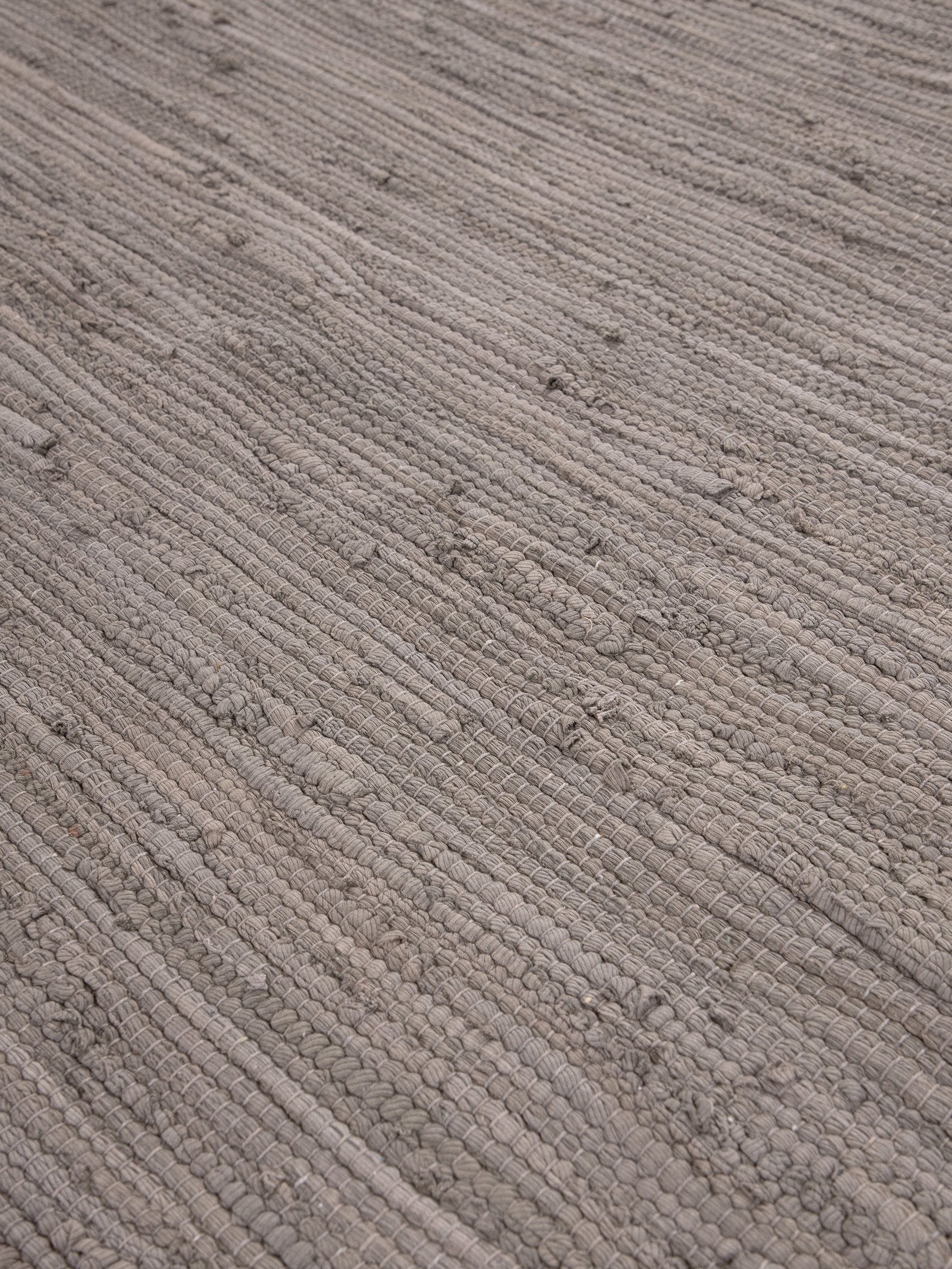 Kelim Chindi Uni Rund in grau