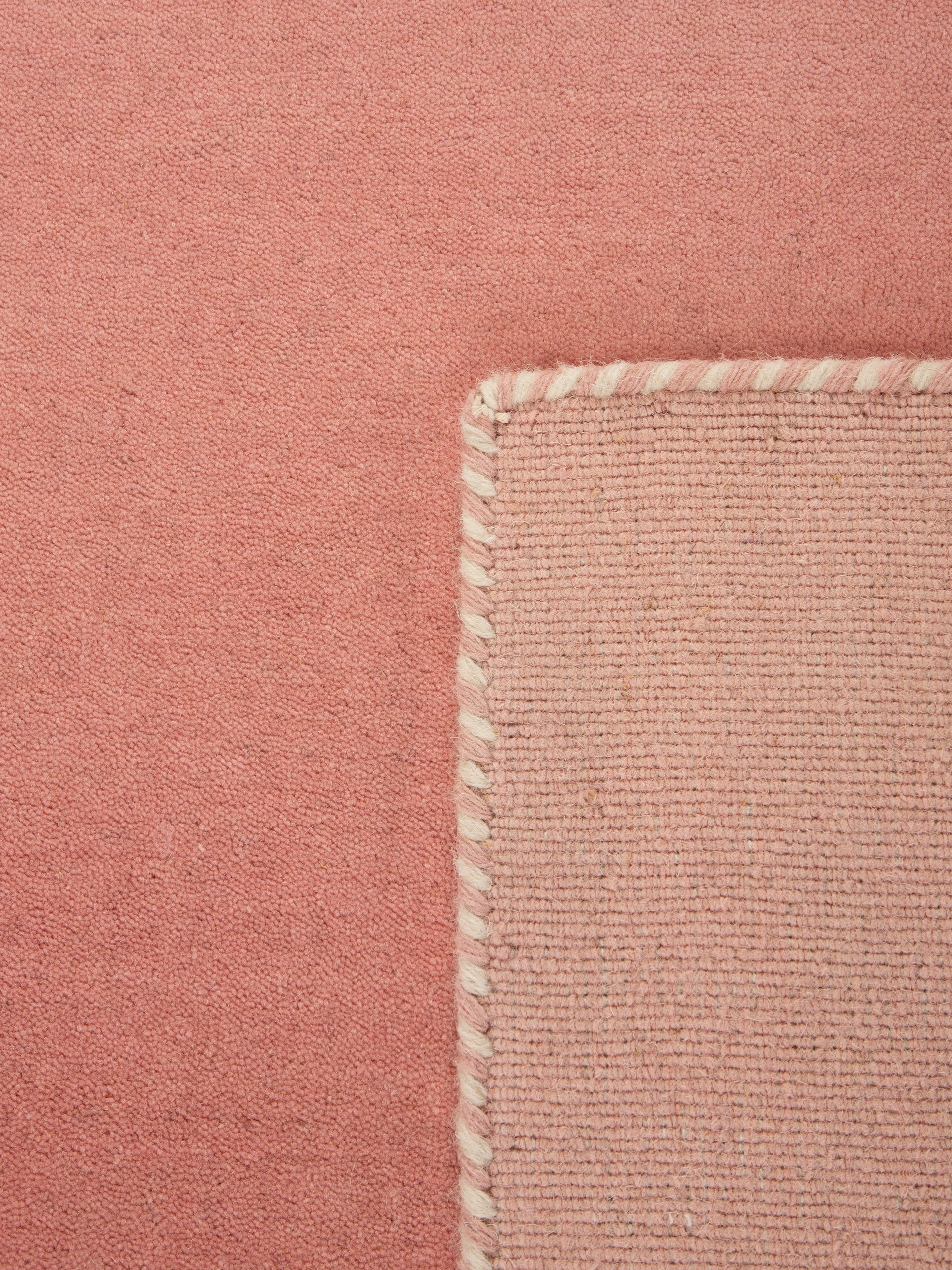 Wollteppich Gabbeh Lola Läufer Rosa aus Wolle