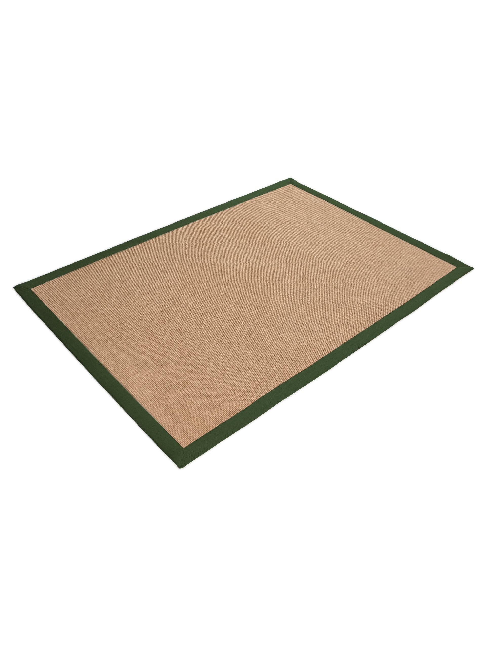 Sisalteppich Grün in grün aus sisal/jute