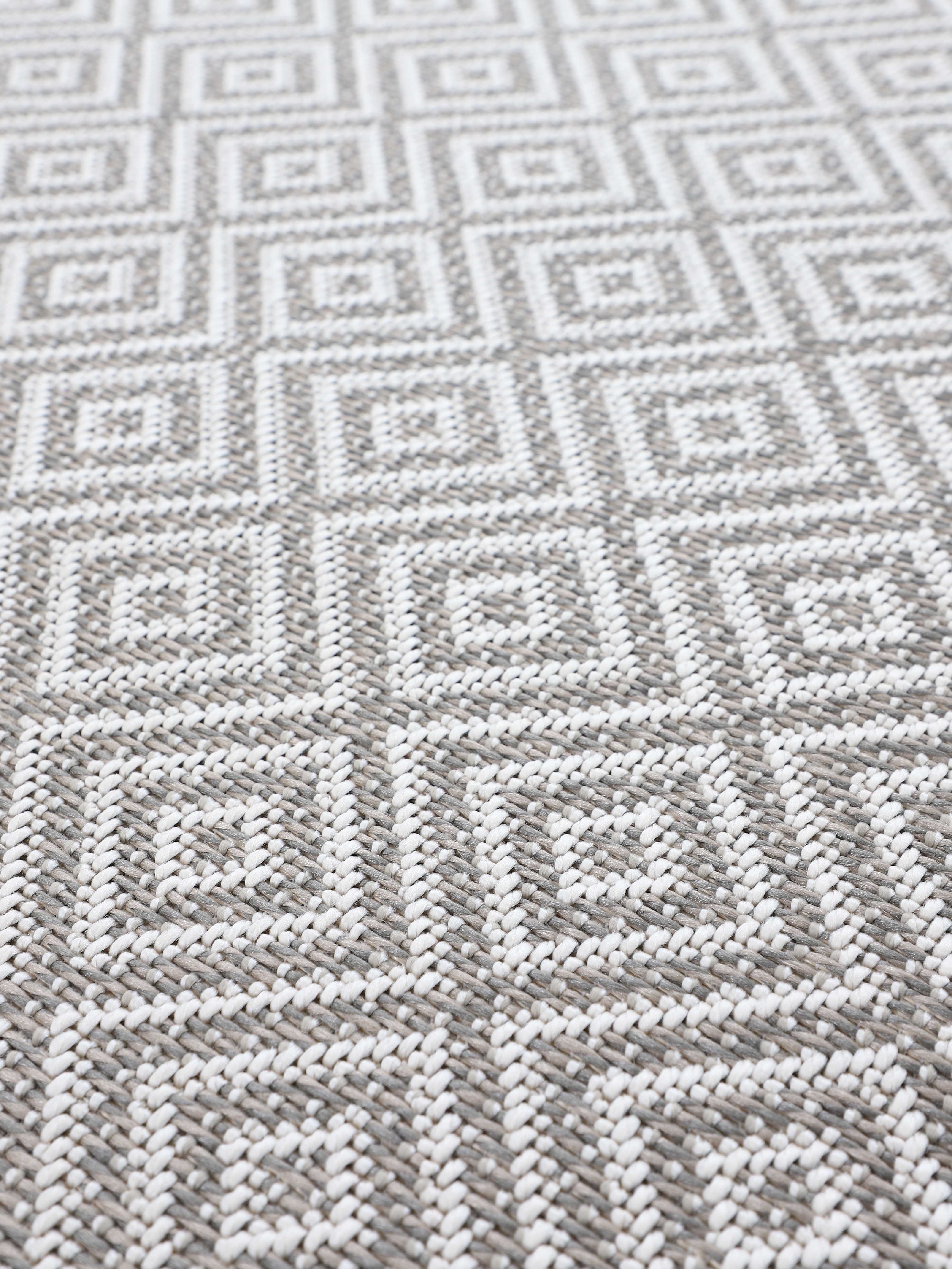 In- & Outdoor Teppich Boho Rund