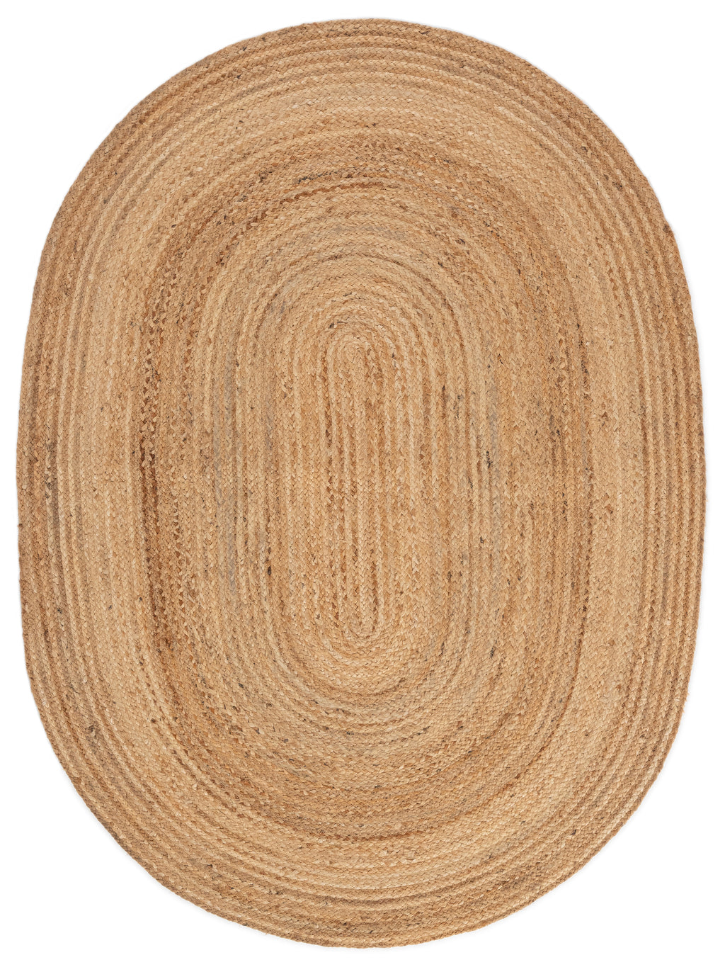 Juteteppich Nele Oval Beige - Handgewebt & aus Sisal/Jute