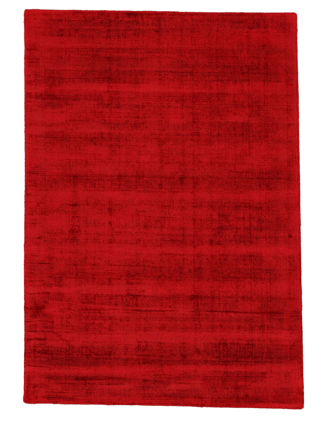 Viskoseteppich Ava Rot - Handgewebt & aus Viskose